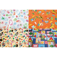 Busta regalo perlato 40x60 cm per soggiorno bambino conf.100 buste