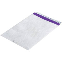 Buste a sacco piatte con strip bianche 162x229 mm conf. 500 pz TYVEK formato c5