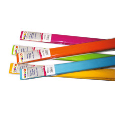 CARTA CRESPA DECO IN CONF. DA 6 ROTOLI 50 CM X 2,5 M 40 G/M² COLORI CALDI