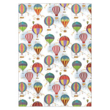 CARTA REGALO BIEMBI PREMIUM MONGOLFIERE A FOGLI ESTESI 70X100 CM CONF. 5 PZ