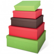 NIJI SET 5 BOX UNI COLOR 5 FORMATI 3 COLORI