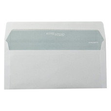 BUSTE CON FINESTRA BLASETTI STRIP LASER OPENED PER LA STAMPA FRONTE/RETRO - 90 G/M² BIANCO - 11X23 CM - CONFEZIONE 500 PEZZI