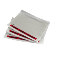 Tasche adesive portadocumenti Viva trasparenti con scritta 240x135mm conf. 100 pz