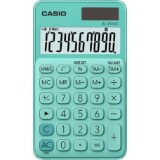 CASIO SL-310UC CALCOLATRICE TASCABILE 10 CIFRE VERDE PASTELLO