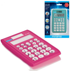 CALCOLATRICE TASCABILE 12 CIFRE POCKET GENIUS COLORI ASSORITI