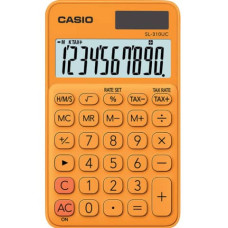 CASIO SL-310UC CALCOLATRICE TASCABILE 10 CIFRE ARANCIO