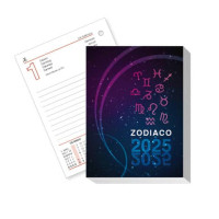 Blocco calendario da tavolo 2026 zodiaco formato 8,5x11,6 cm