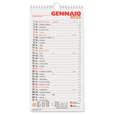 CALENDARIO DA MURO 2025 OLANDESE SPIRALATO 23X43