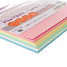CARTA COLORATA 160 GR.A4 PACCO 125 FOGLI 5 COLORI PASTELLO ASSORTITI
