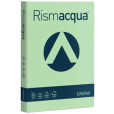 RISMA ACQUA CARTONCINO COLORATO 200 GR 125 FG A4 VERDE CHIARO A67P104