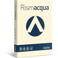 RISMA ACQUA CARTONCINO COLORATO 200 GR 125FG A4 AVORIO A67Q104