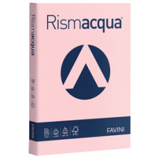 RISMA ACQUA CARTONCINO COLORATO 200 GR 125FG A4 ROSA A67S104
