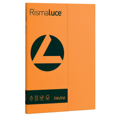 RISMALUCE CARTA COLORATA 90 GR A4 100 FOGLI ARANCIO