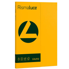 RISMALUCE CARTA COLORATA 90 GR A4 100 FOGLI GIALLO ORO