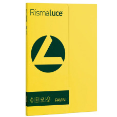RISMALUCE CARTA COLORATA 90 GR A4 100 FOGLI GIALLO SOLE