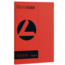 RISMALUCE CARTA COLORATA 90 GR A4 100 FOGLI SCARLATTO