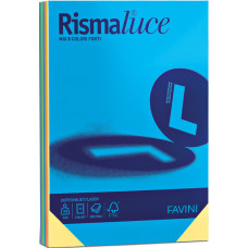 RISMALUCE CARTA COLORATA 90 GR A4 300 FOGLI COLORI ASSORTI