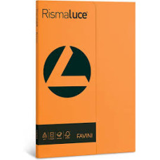RISMALUCE CARTONCINO COLORATO 200 GR.A4 50 FOGLI ARANCIO A69E544