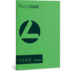 RISMALUCE CARTONCINO COLORATO 200 GR.A4 50 FOGLI VERDE A69D544