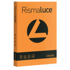 RISMALUCE CARTONCINO LEGGERO COLORATO 140 GR. A4 200 FOGLI ARANCIO