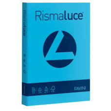 RISMALUCE CARTONCINO LEGGERO COLORATO 140 GR. A4 200 FOGLI AZZURRO 55 -
