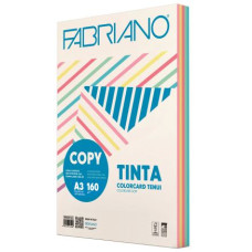 FABRIANO COPY TINTA A3 160GR. CARTONCINO 5 COLORI TENUI 100 FOGLI