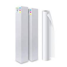 ROTOLO CARTA PLOTTER PURA CELLULOSA OPACA CRISTAL 90 G/MQ 62,5 CM X 50 M