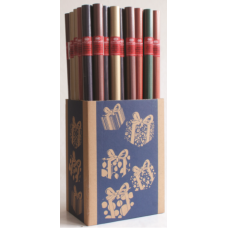 ECOCOLOR KRAFT DARK BOX 50 ROTOLI COLORI.ASSORTITI. 2 X 0,7MT