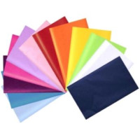 Carta velina 50x70cm busta 26 fogli - nero