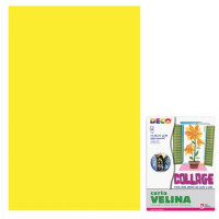 Carta velina 50x70cm conf. 24 fogli giallo