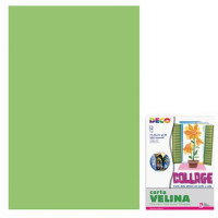 Carta velina 50x70cm conf. da 24 fogli colore verde chiaro