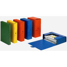 EUROBOX PORTAPROGETTI A BOTTONE 25X35 CM DORSO 60MM BLU 