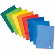 BM CARTELLA CON ALETTE CON ELASTICO 25X35CF.10 PZ  8 COLORI