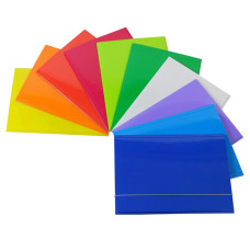 CARTELLA 3L CON ELASTICO 25X34.5 PLASTIFICATE BIANCO