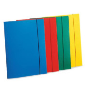 Cartellina a 3 lembi in plastica con elastico 25,5x35,5 cm verde