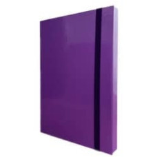 CARTELLINA CON ELASTICO EURO-CART IRIS DORSO 3 CM VIOLA - FORMATO A4 - CPRIO03ELPVI IRIS