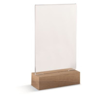 Lebez portadepliant 10.5x15 a6 base in legno