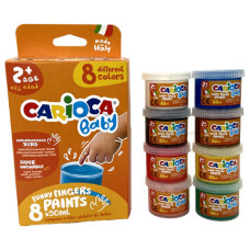 CARIOCA BABY COLORI A DITA 50ML. 8 COLORI