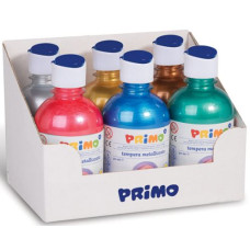 MOROCOLOR TEMPERA METAL COLORI ASSORTITI SCATOLA 6 BOTTIGLIE 300ML