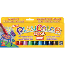 PLAYCOLOR TEMPERA SOLIDA 12 COLORI ASSORTITI 10GR.