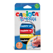 CARIOCA TUBETTI COLORI A TEMPERA PRIMARI 12 ML