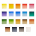 SET ACQUERELLI WINSORNEWTON COTMAN PAINTING PLUS 16 MEZZI GODET E 3 TUBETTI TEMPERE DA 8 ML COLORI ASSORTIT