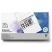 SET ACQUERELLI WINSORNEWTON COTMAN PAINTING PLUS 16 MEZZI GODET E 3 TUBETTI TEMPERE DA 8 ML COLORI ASSORTIT
