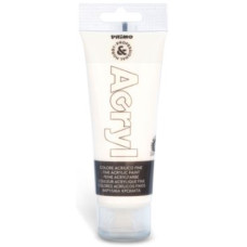 COLORE A TEMPERA ACRILICA IN TUBETTO 75 ML BIANCO