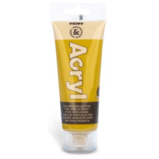 COLORE A TEMPERA ACRILICA IN TUBETTO 75 ML OCRA