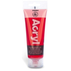 COLORE A TEMPERA ACRILICA IN TUBETTO 75 ML ROSSO VERMIGLIONE