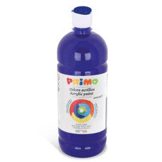 MOROCOLOR TEMPERA ACRILICA FLACONE CON TAPPO DOSATORE 1000 ML BLU OLTREMARE