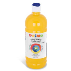 MOROCOLOR TEMPERA ACRILICA FLACONE CON TAPPO DOSATORE 1000 ML GIALLO