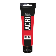 DOM COLORE ACRILICO - TUBO ML.100 - ROSSO PRIMARIO MAGENTA 11535/336