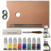 CASSETTA IN LEGNO SET COLORI AD OLIO  WINSOR NEWTON ARTIST